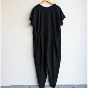 ASOS Black Short Sleeve Jumpsuit